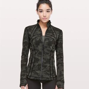 Lululemon Define Jacket Incognito Camo Multi Gator Green